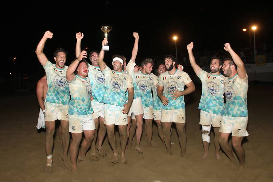 Padova Beach Campioni d&#39;Italia 2016 dopo aver battuto in finale i Crazy Crabs. Secondo scudetto consecutivo